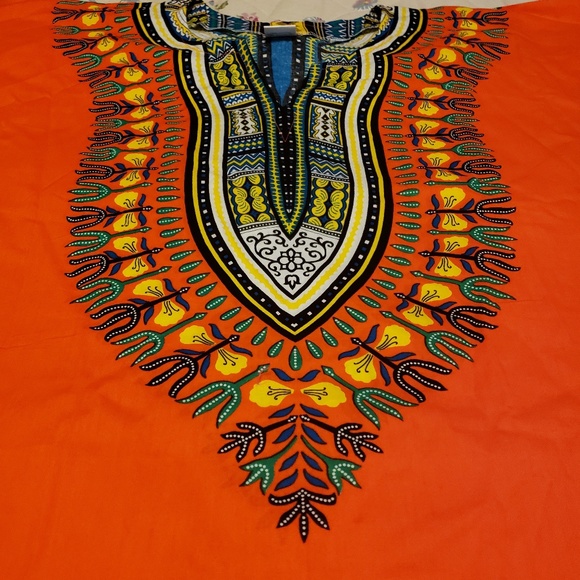 New Wakanda Forever Inspired Orange Tunic - Picture 8 of 8